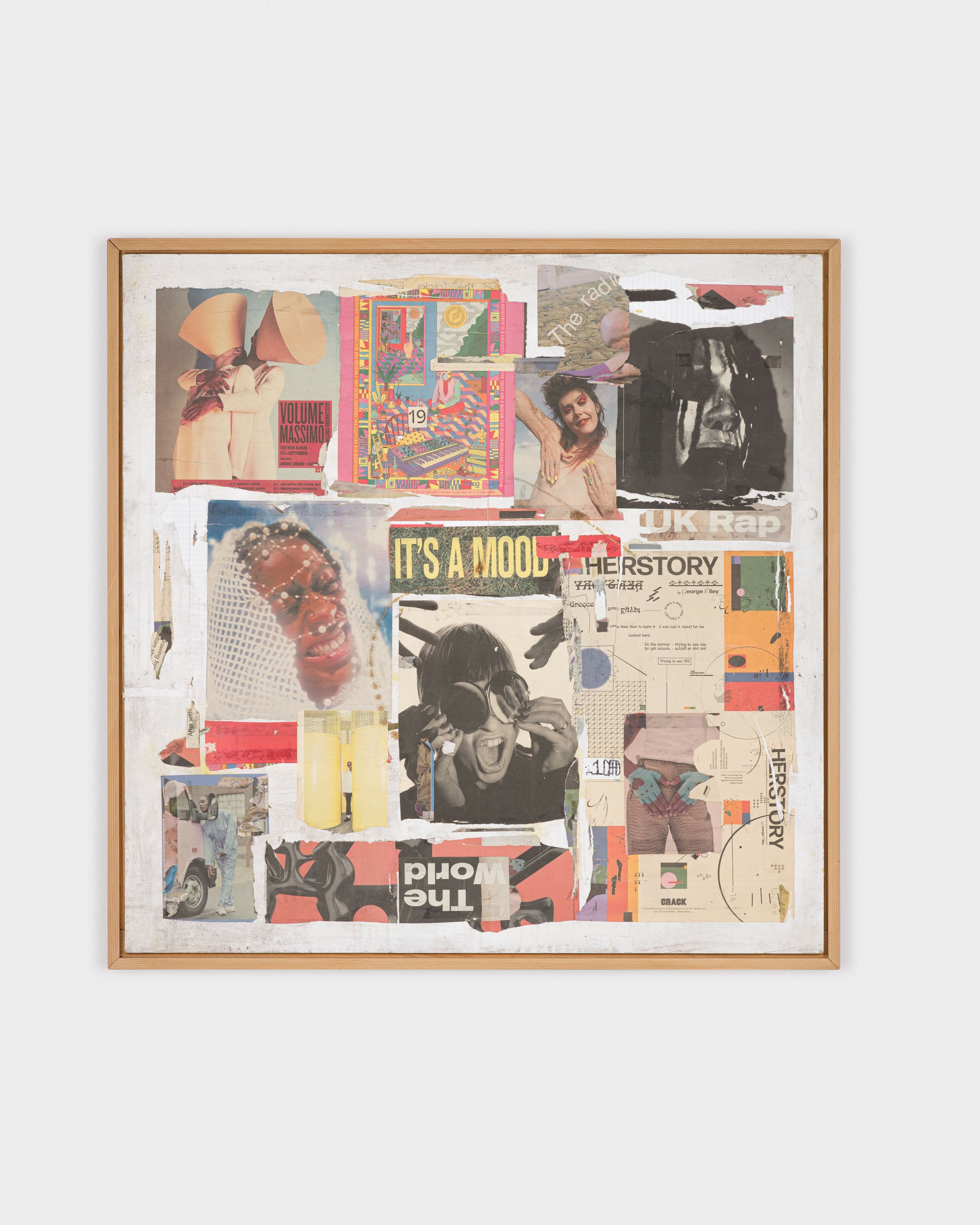 Quarantine2 – Mixed media paper collage artwork by Jérémy Paguet