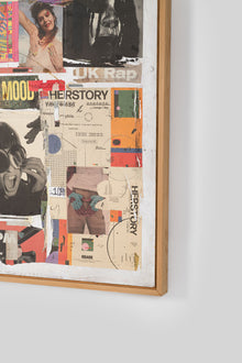 "Quarantine2" by canadian artist Jeremy Paguet—a pandemic-era collage exploring isolation and confinement. Discover emerging canadian's artists online.