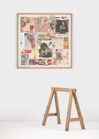 "Quarantine2" by canadian artist Jeremy Paguet—a pandemic-era collage exploring isolation and confinement. Discover emerging canadian's artists online.