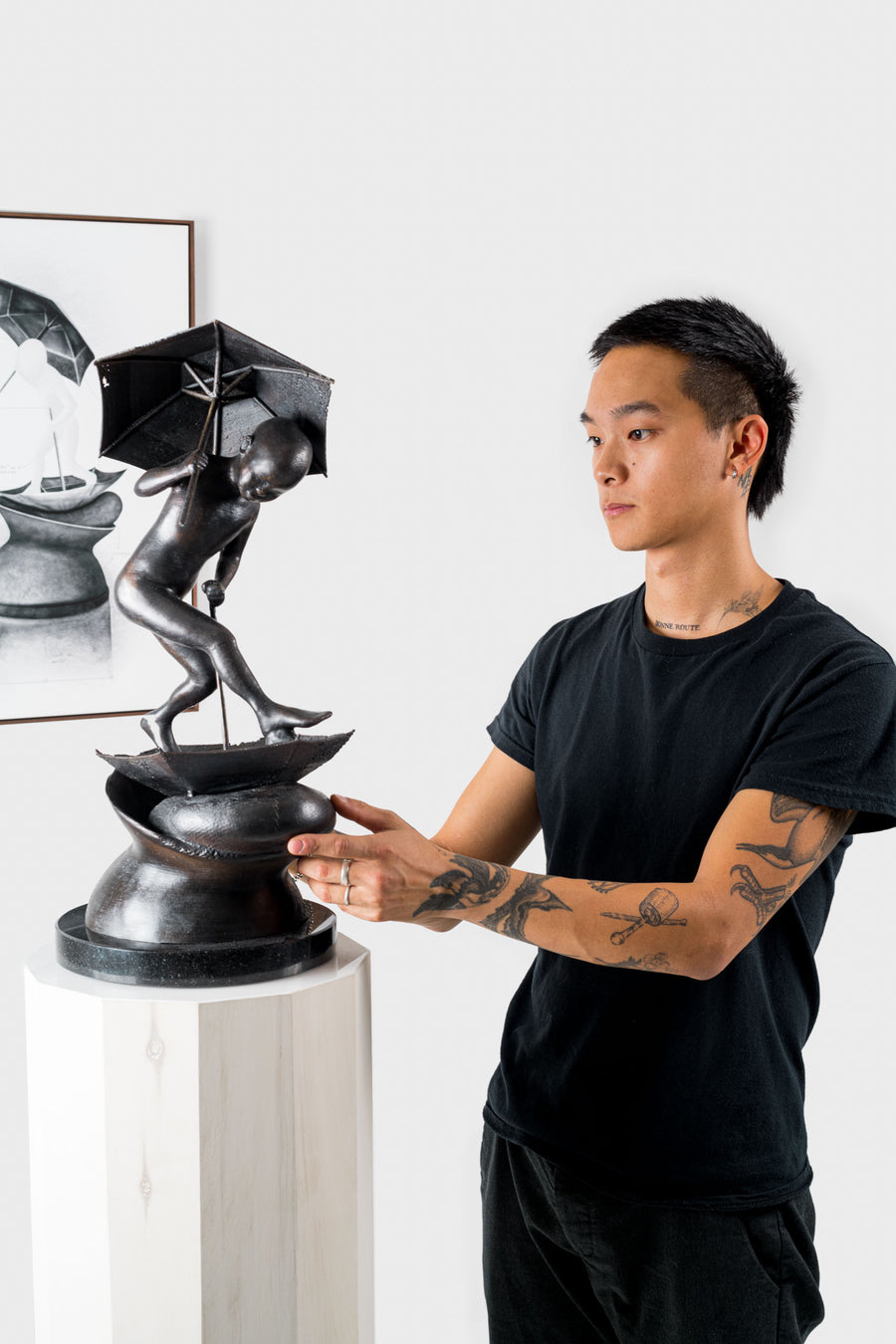 "Thrive miniature" is a sculpture by Montreal-based artist Vincent Lussier, available at Gems Montreal. Explore artworks from Quebec & Canadian artists.