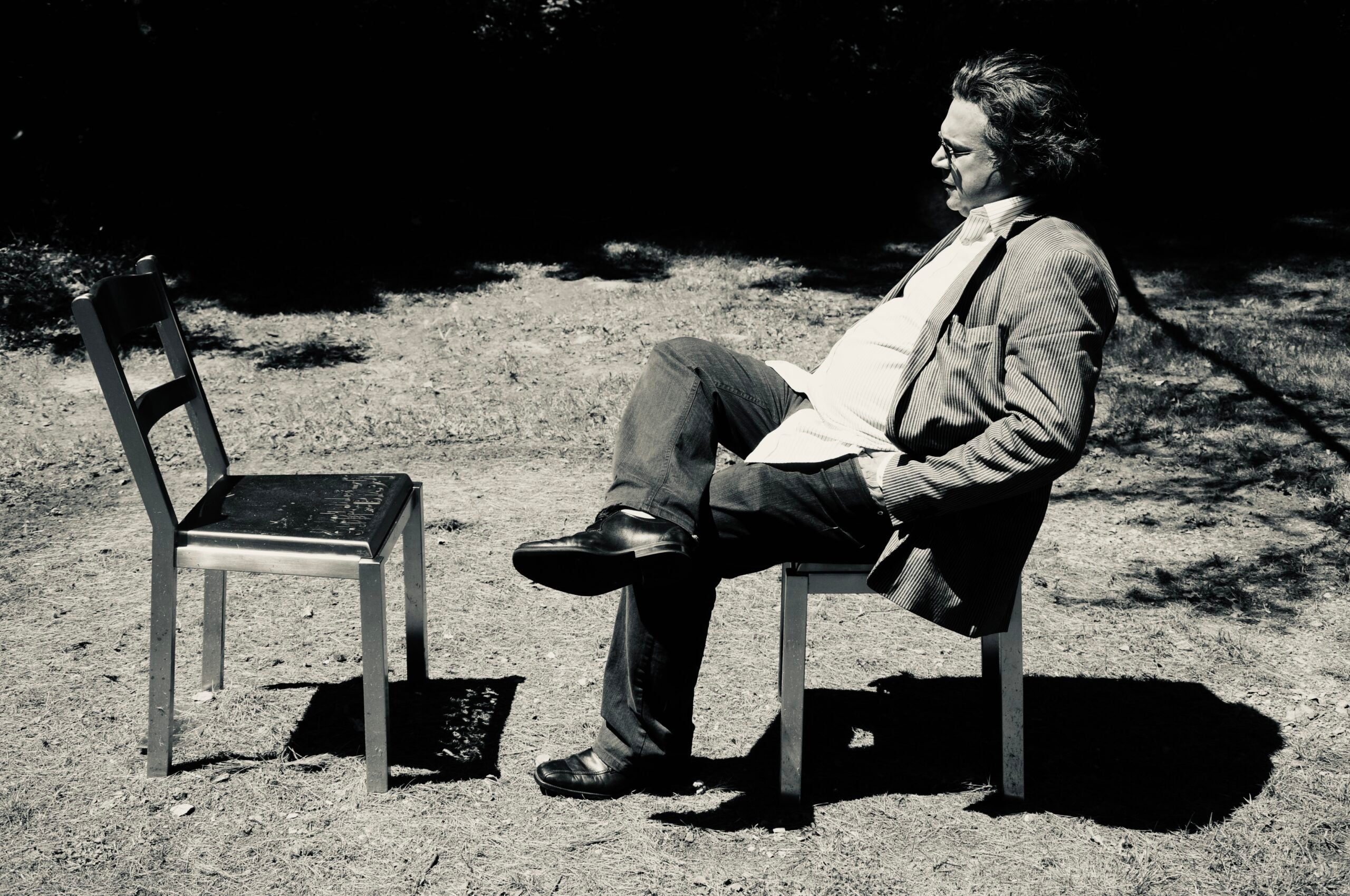 Photo of Jean-Michel Correia, french contemporary artist based in Montreal.