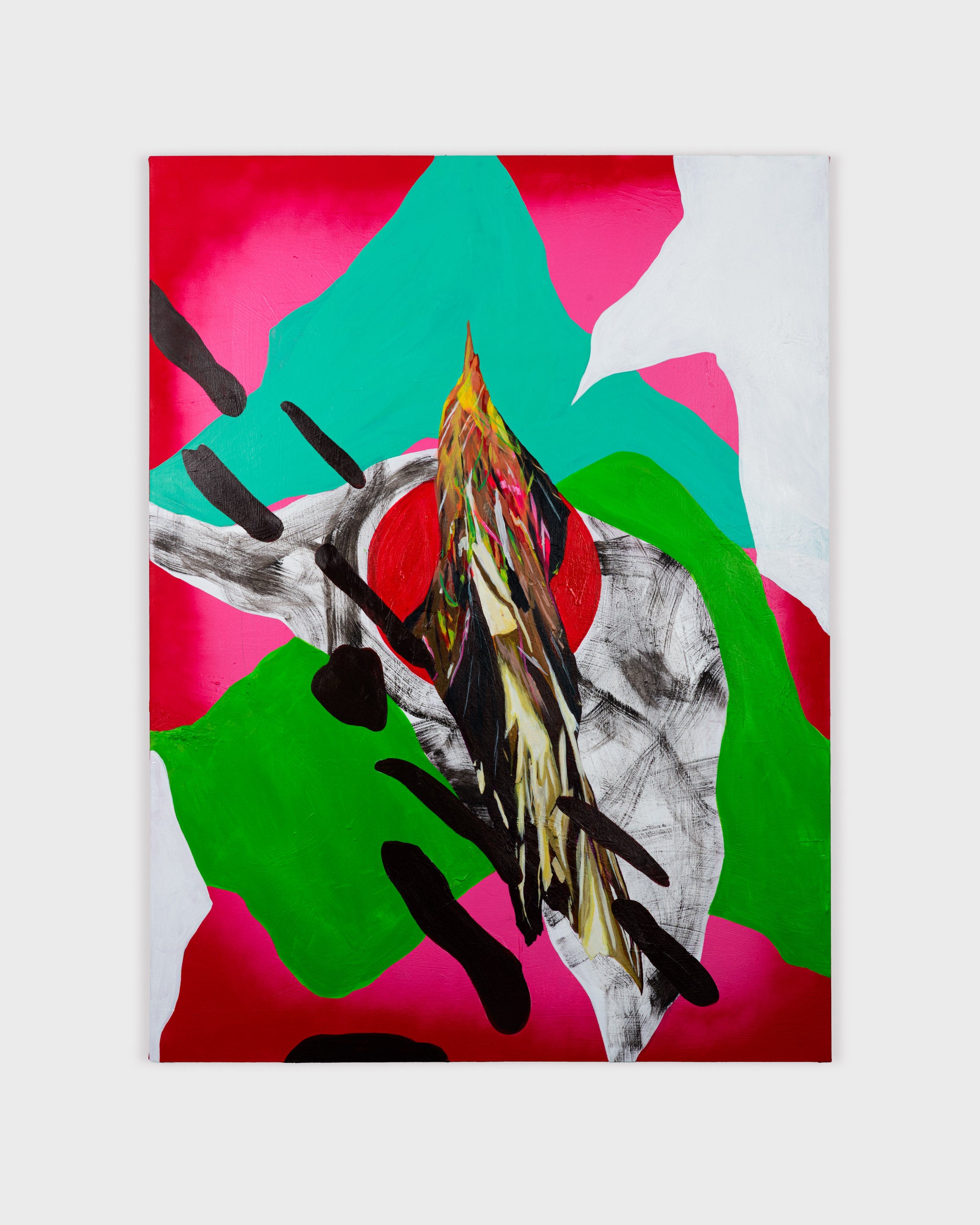 "Habel" by Quebec-based artist Diane Roe explore the the mountainous landscapes of Quebec and the forests. Collect art Online at Gems Montreal.