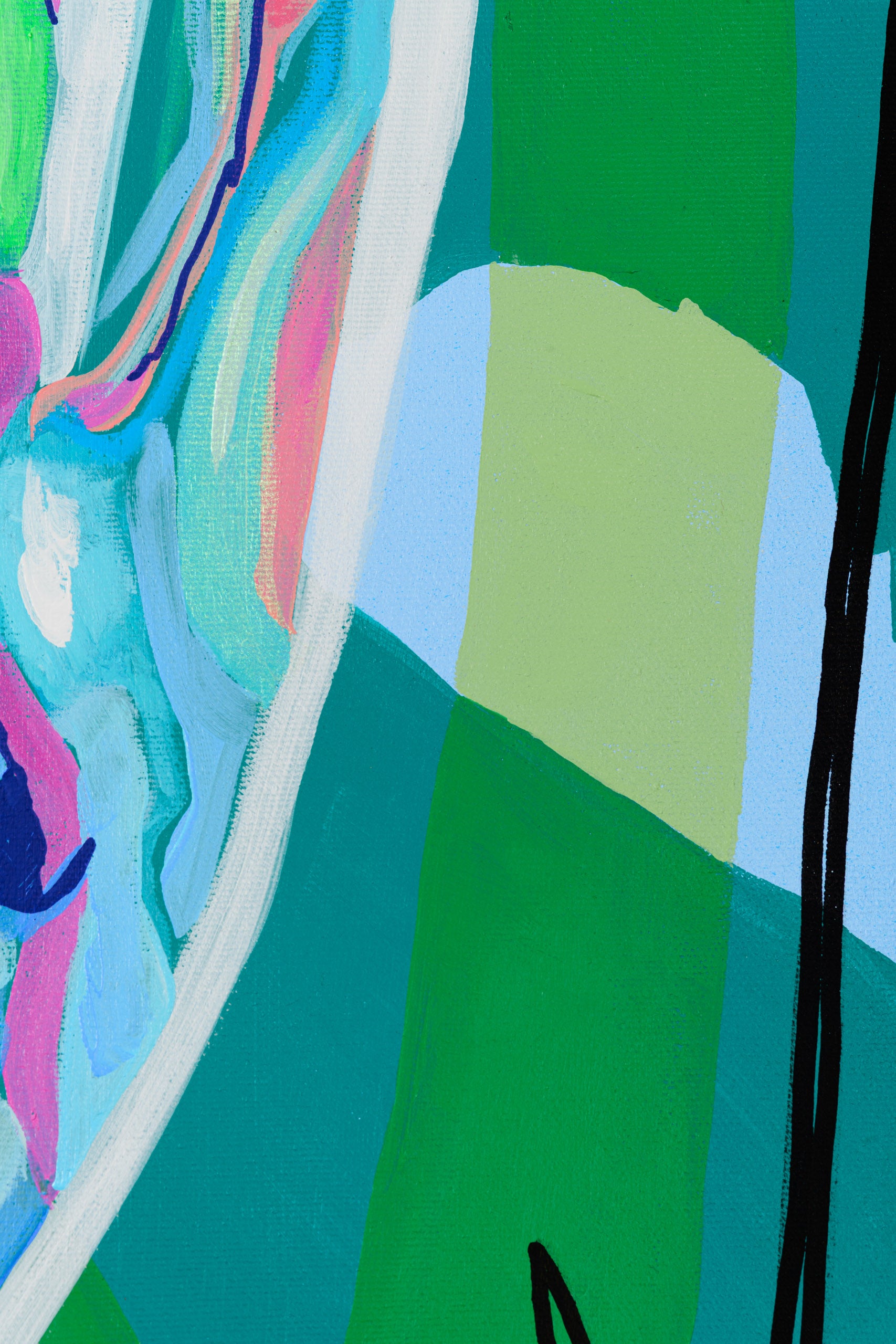 "Saint-Laurent river" by Quebec-based artist Diane Roe explore the landscape of the saint laurent river in Quebec. Collect art Online at Gems Montreal.