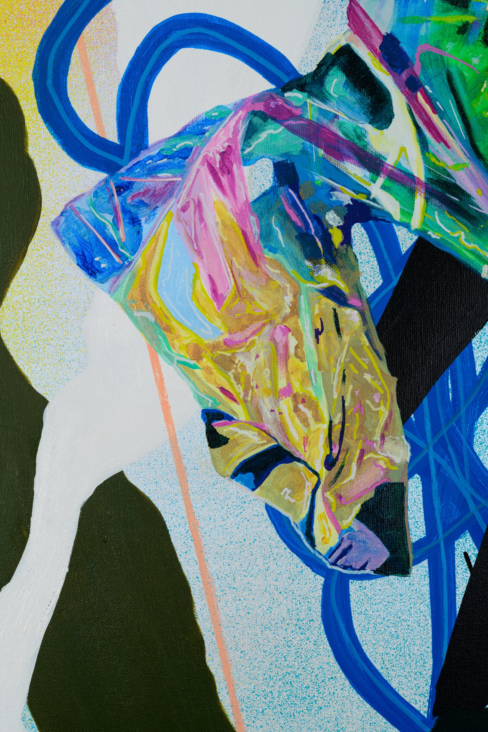 "Transfert" by Quebec-based artist Diane Roe explore reality of our melting glaciers in northen America. Collect art Online at Gems Montreal.